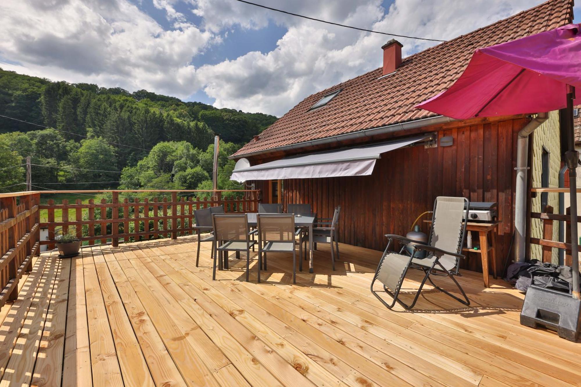 Le Chalet Du Tanet Spa Sauna Terrasse En Alsace Soultzeren Exterior foto